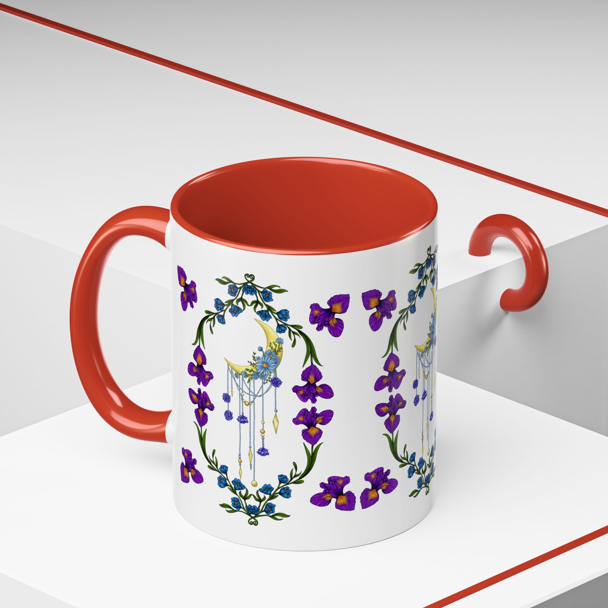 Iris Moon Accent Mug