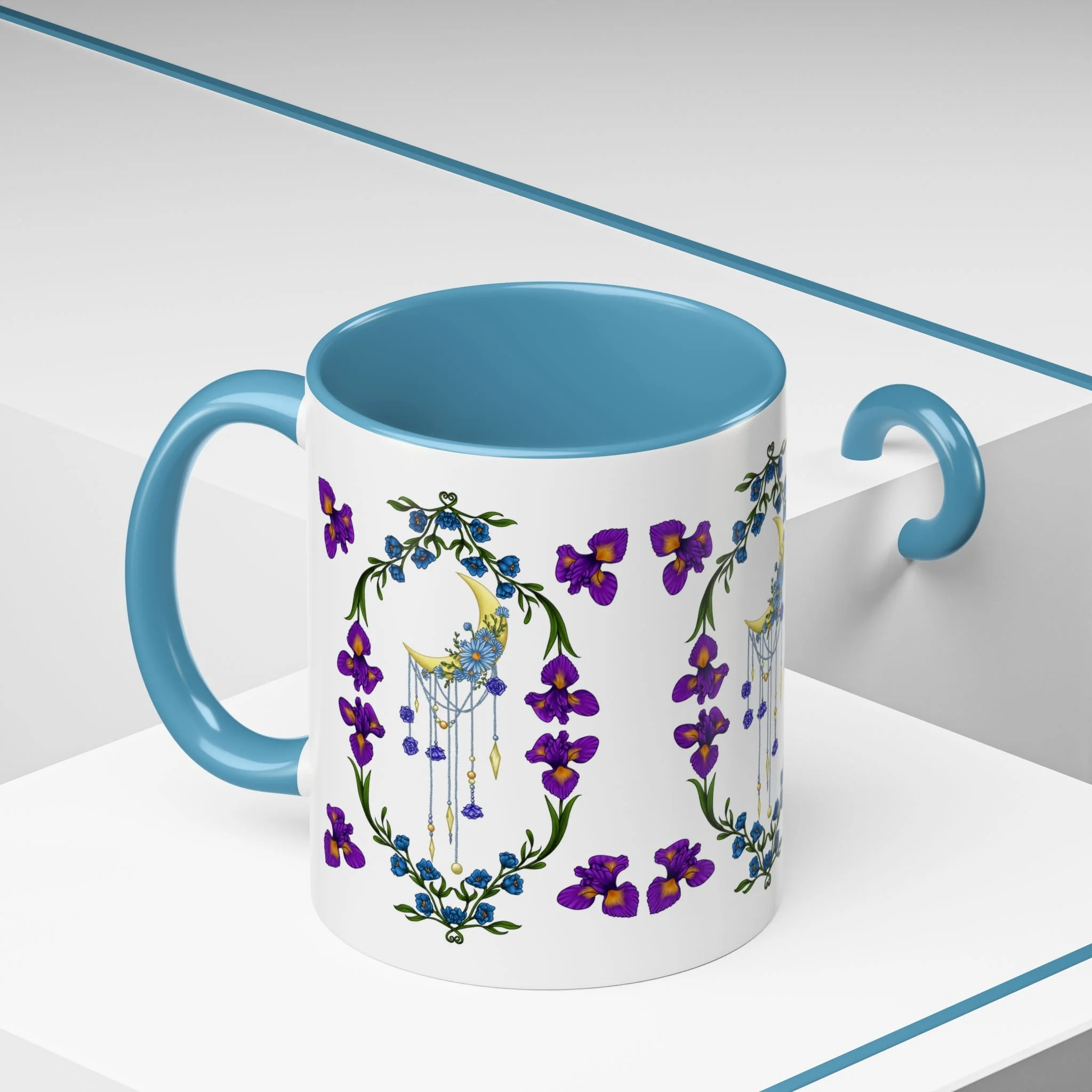 Iris Moon Accent Mug