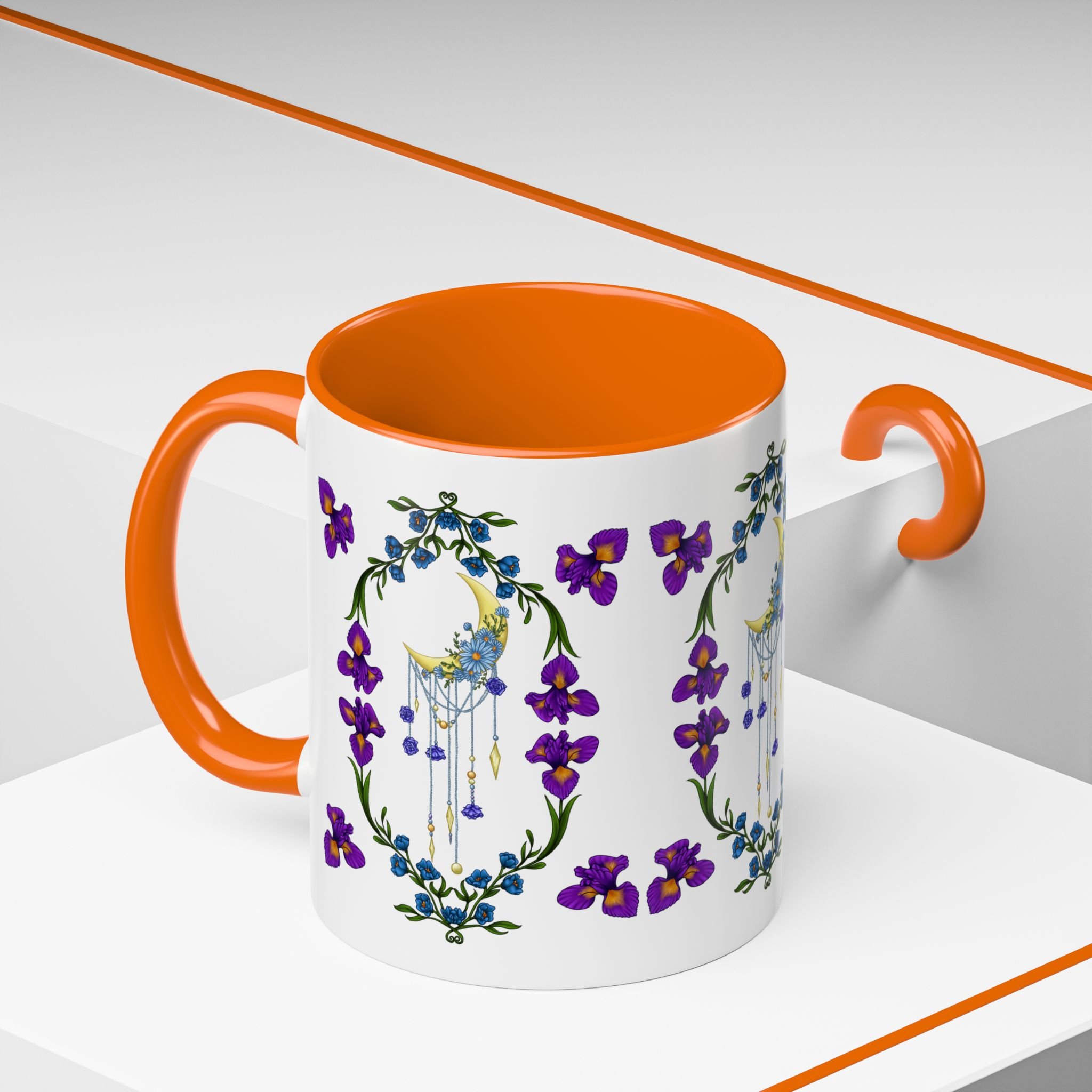 Iris Moon Accent Mug