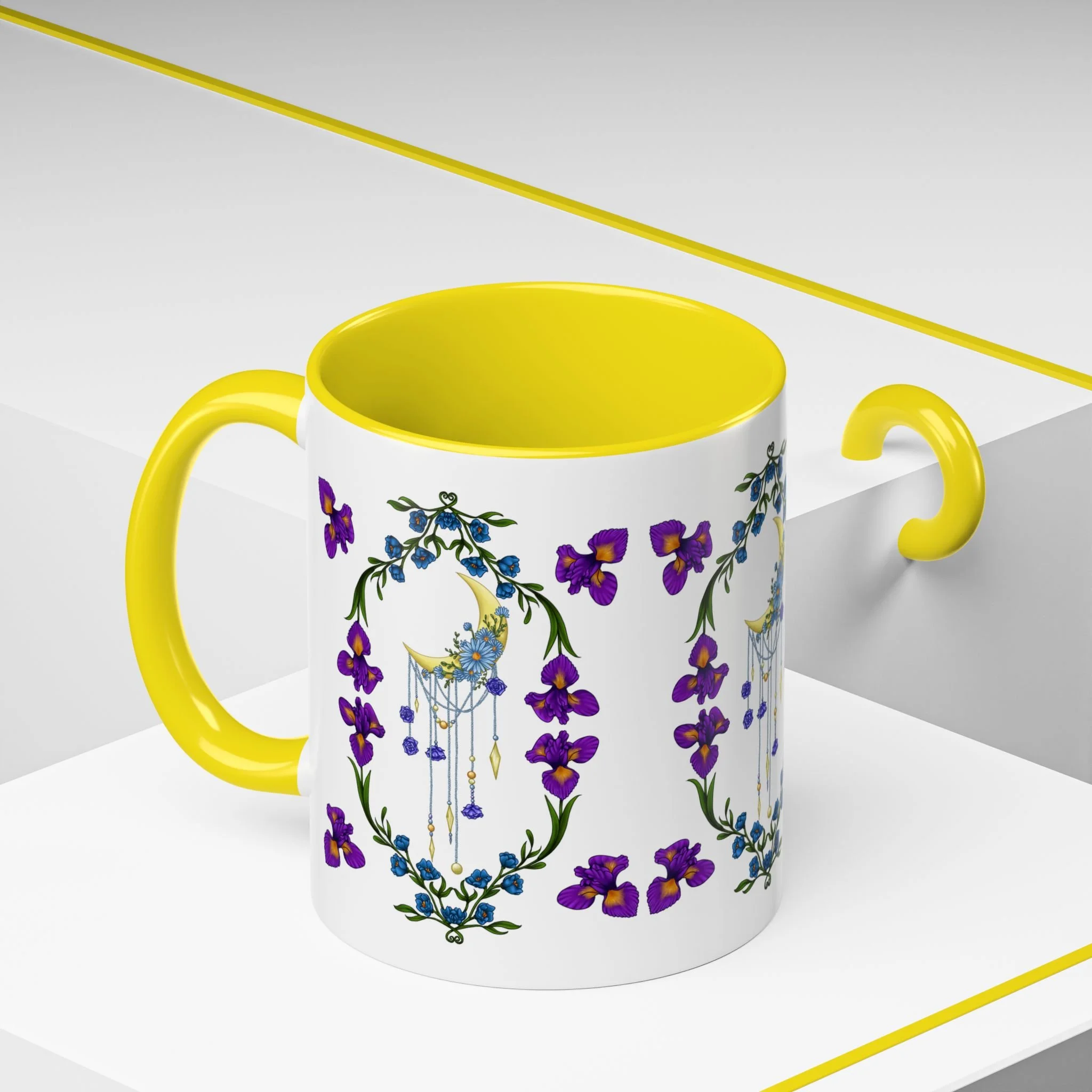 Iris Moon Accent Mug