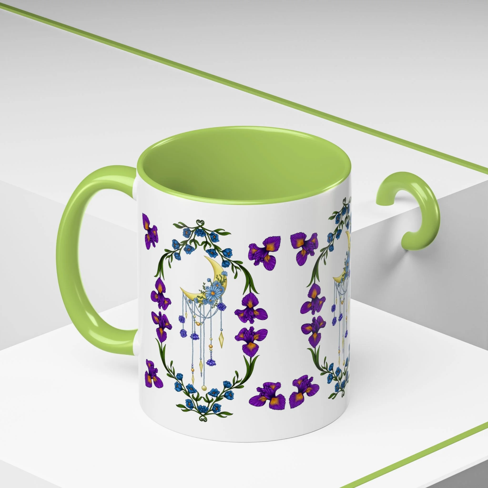 Iris Moon Accent Mug