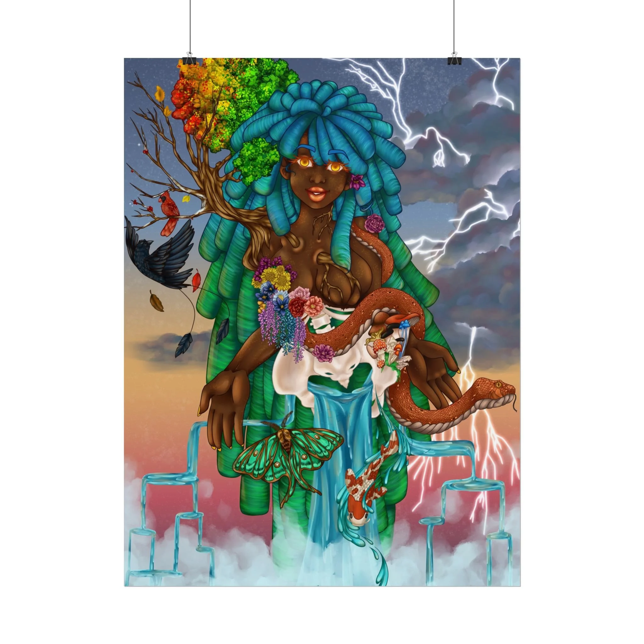 Mother Nature Rolled Poster