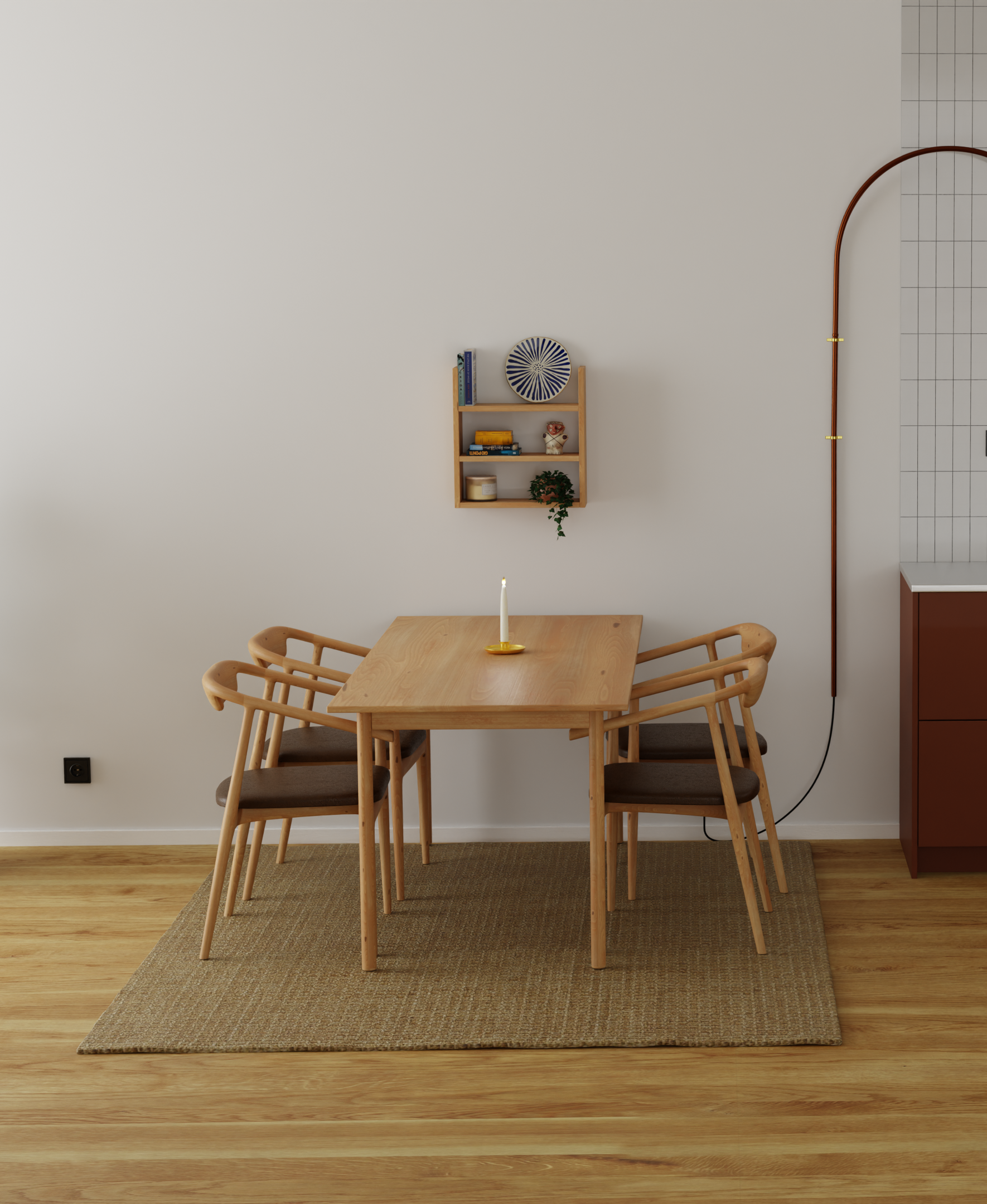 Interiörvisualisering: Kök & Matplats