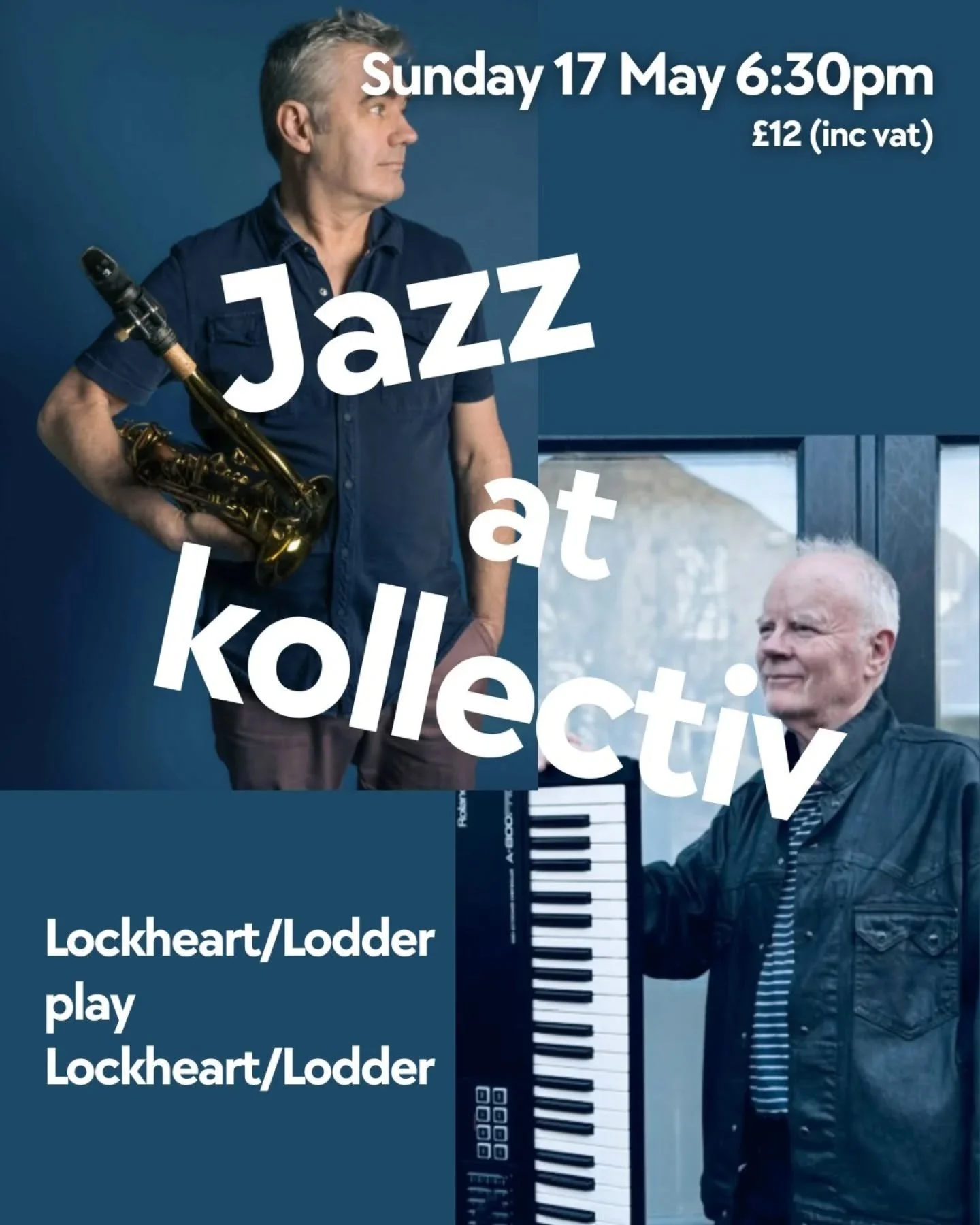 JAZZ AT KOLLECTIV YOU ASK? 📣

We are delighted to be joined by two titans of British Jazz for our next Jazz at kollectiv session, taking place in the midst of Music and May. 

Steve Lodder is a pianist, synth player, composer, producer, teacher and 