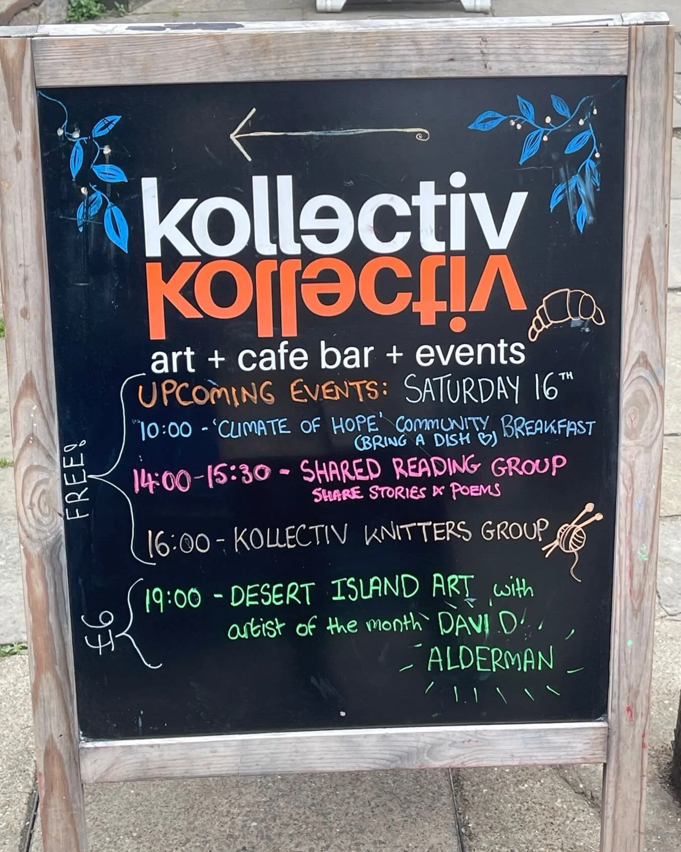 Another week another set of fantastic events! We can&rsquo;t wait to see you this weekend and by we, I mean - Joseph and Katie! We&rsquo;ll be at kollectiv Saturday doing the bar shift during Climate Breakfast - not to be missed if you care about the