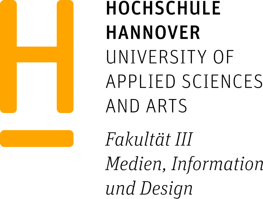 Logo of Hochschule Hannover  - University of Applied Sciences and Arts Faculty III Media, Information, and Design.