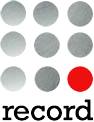 Logo of the film production company Record Film.