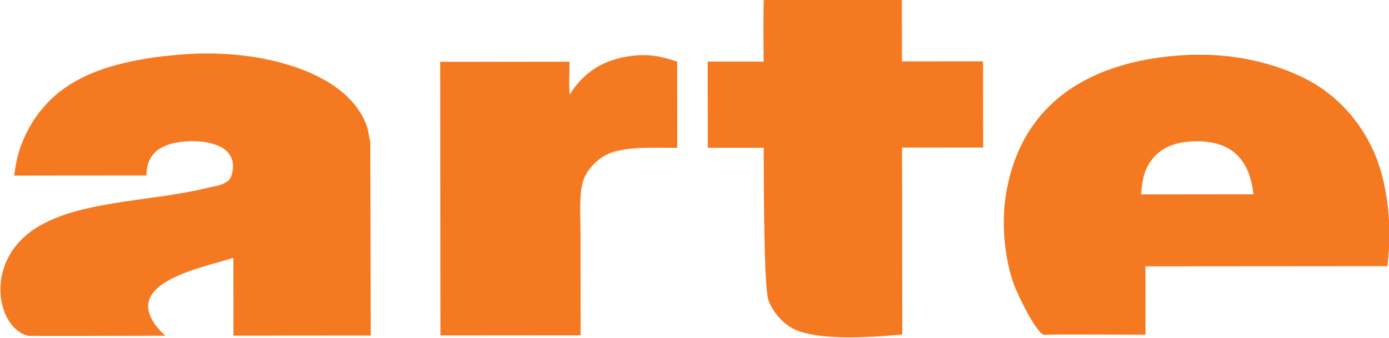 Logo of the French-German broadcaster Arte.