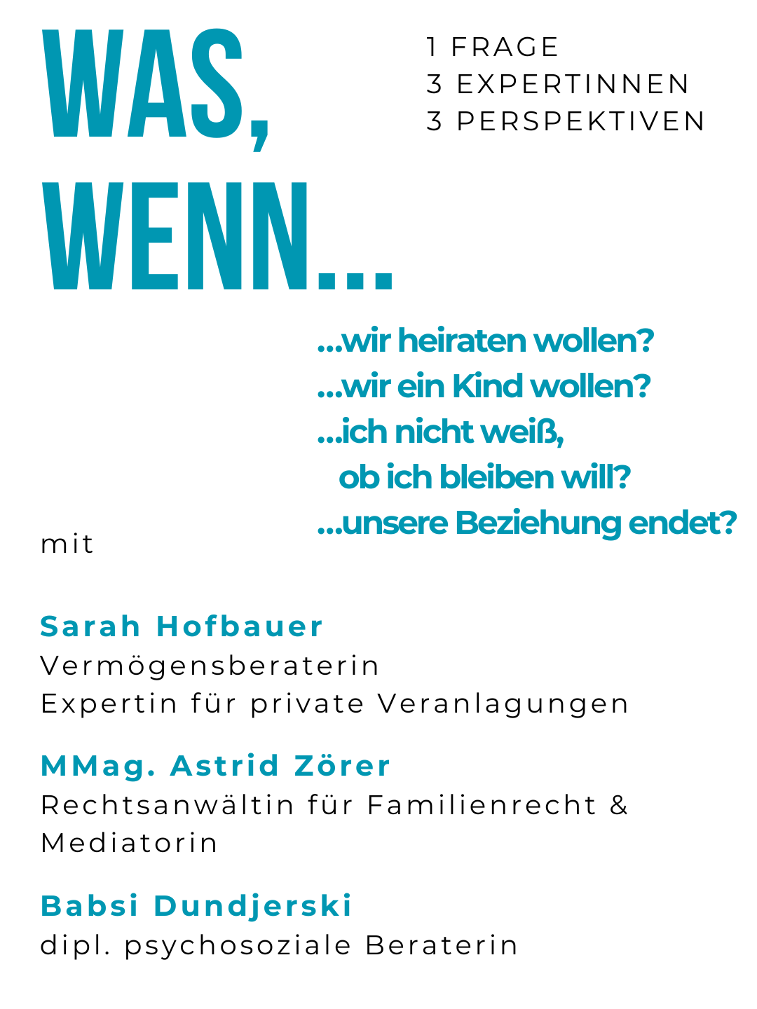 Online-Infoabend WAS, WENN…? zu Heirat, Kind und Trennung