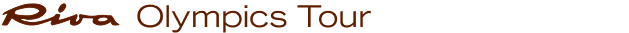 Riva Olympics Tour logo with stylized text