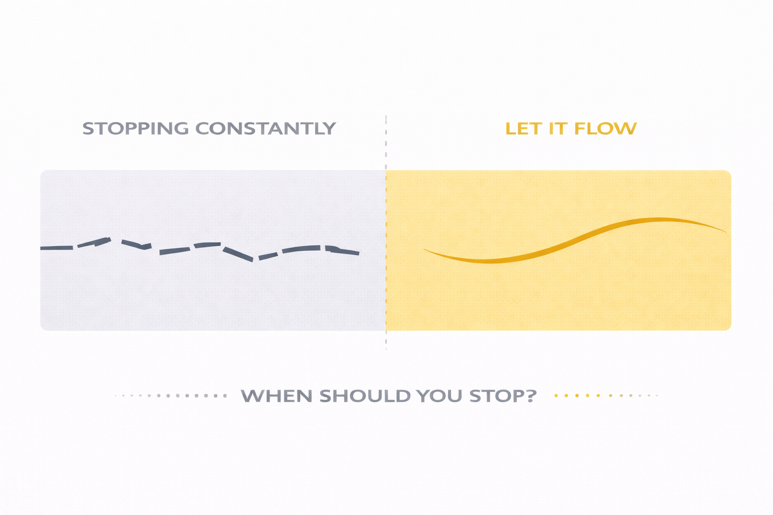 When Should You Stop The Choir?