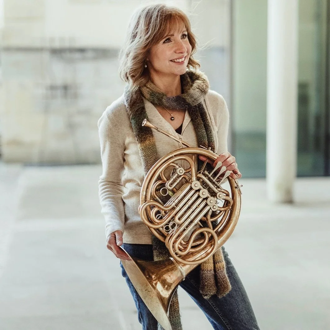 Kristina Mascher-Turner with her Ricco Kühn triple horn