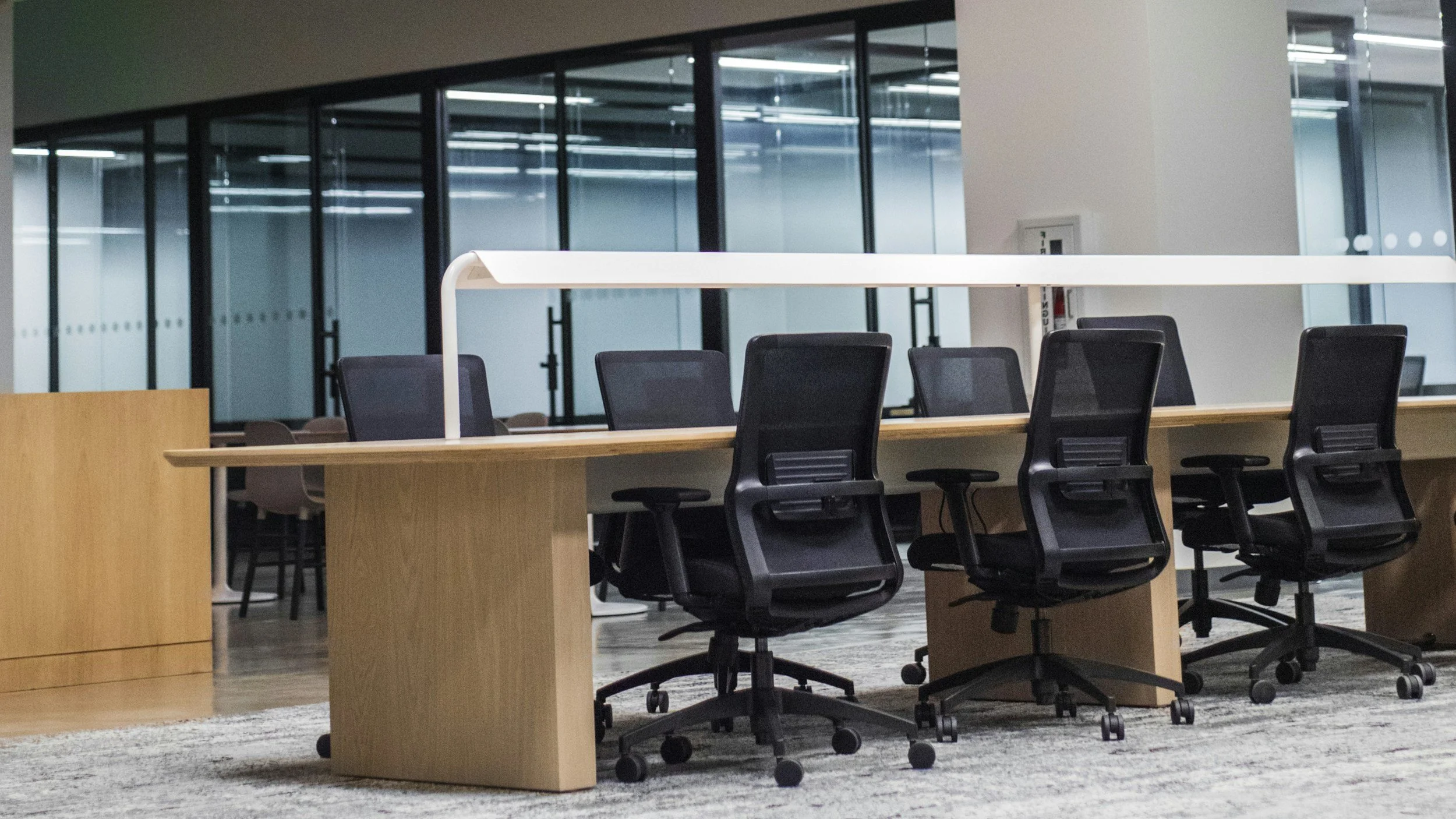 Modern office workspace in Bermuda supporting Atlantic Security Limited insurance services