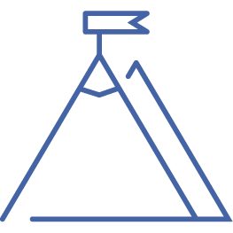 Structured formation icon representing strategic insurance frameworks and solutions