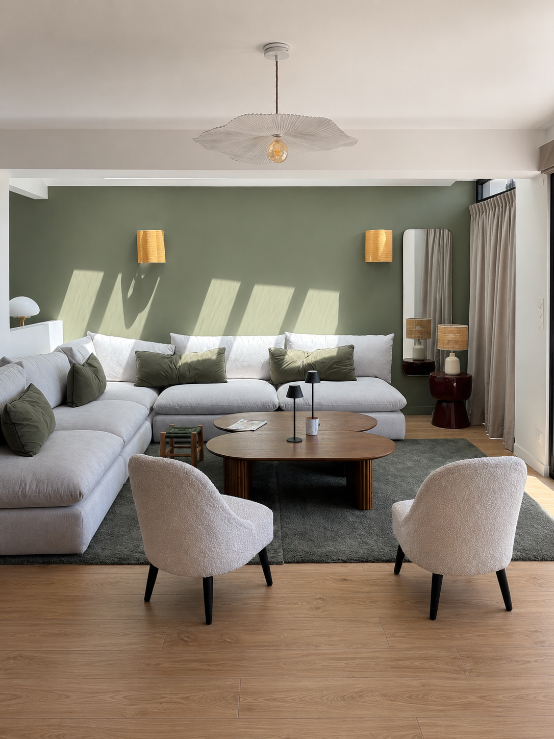 Une réalisation qui démontre comment le choix des couleurs peut transformer un intérieur avec sobriété et raffinement.
