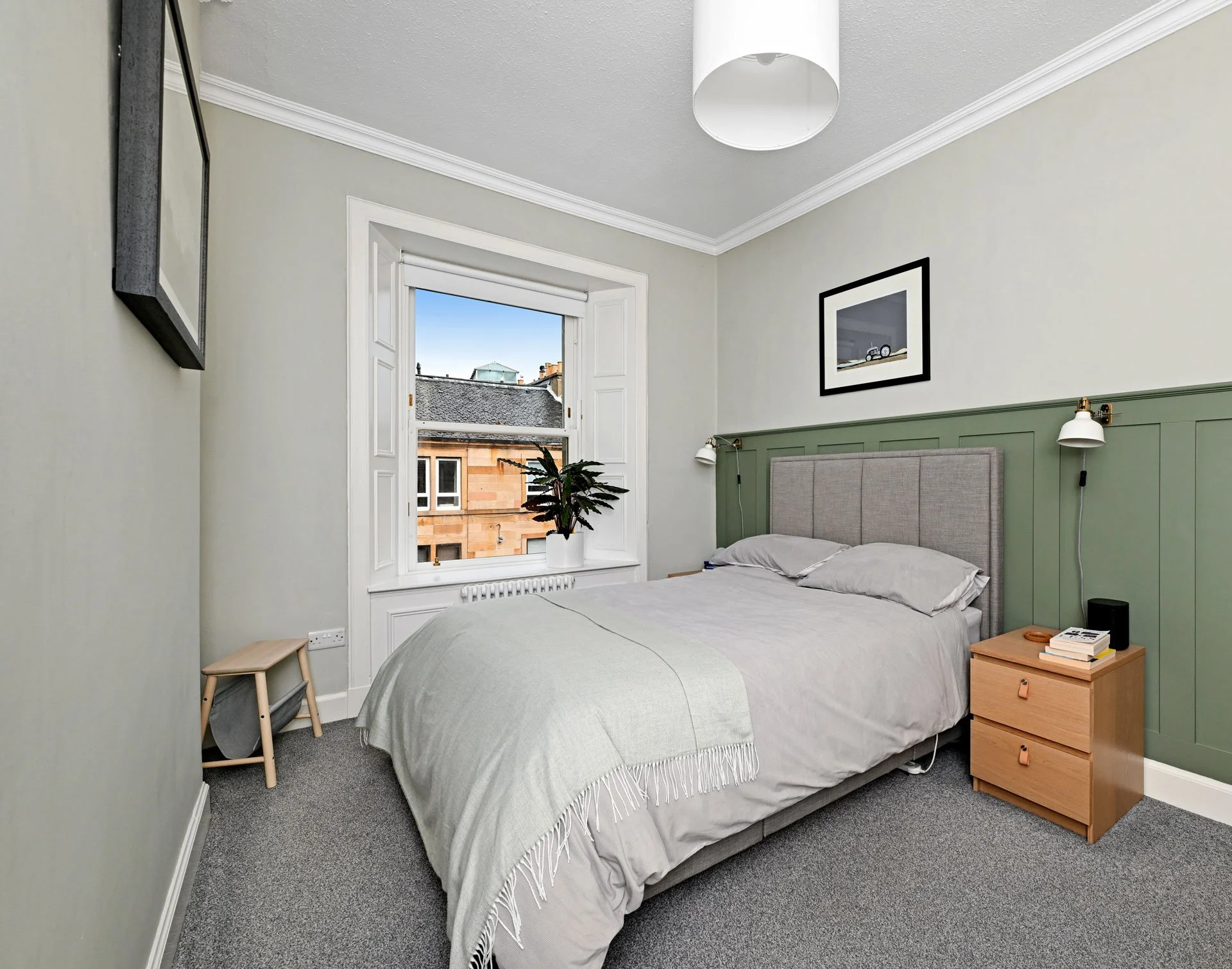New master bedroom created within existing footprint — Edinburgh tenement flat