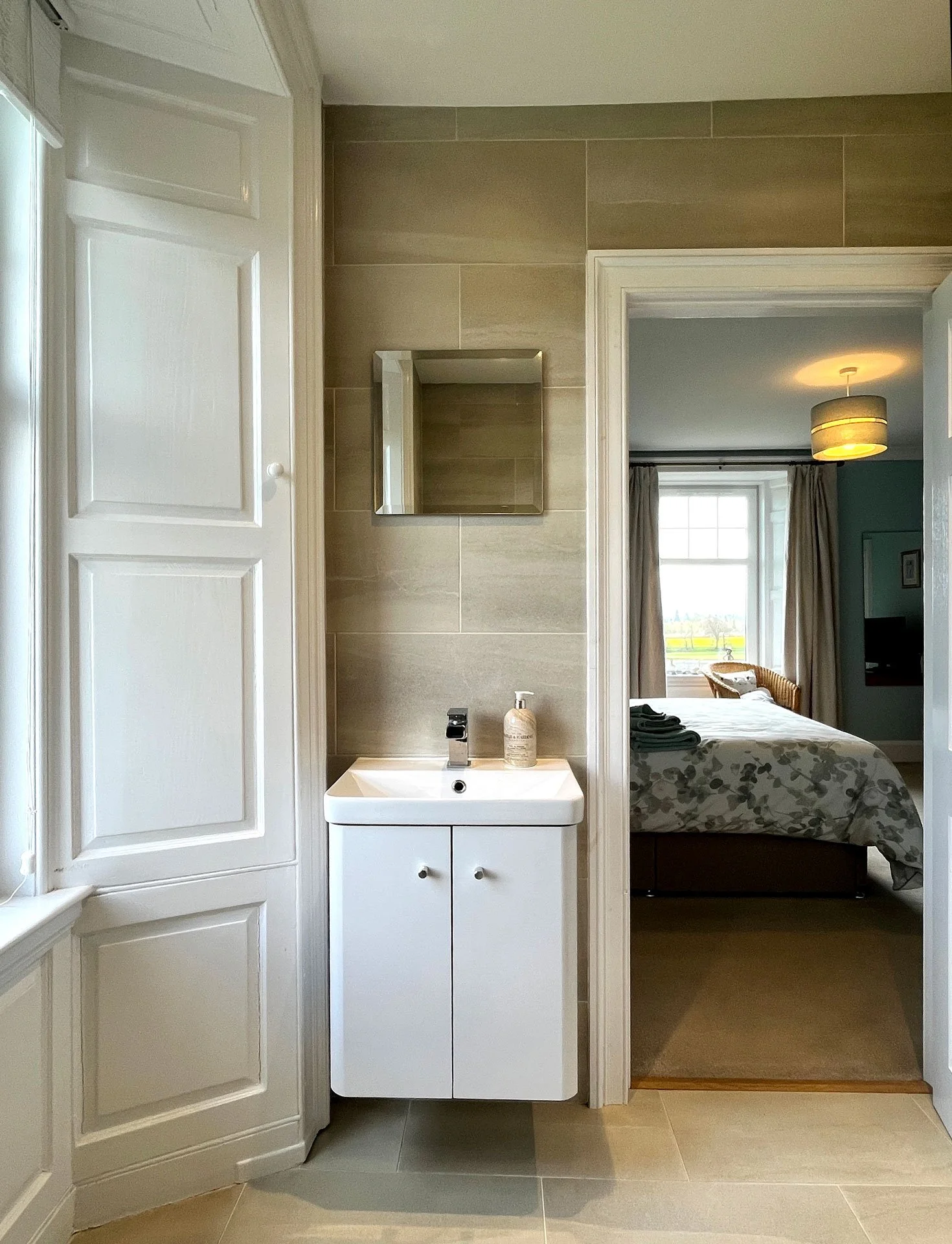 Bespoke joinery and muted tones — internal farmhouse alterations, Lowland Architects