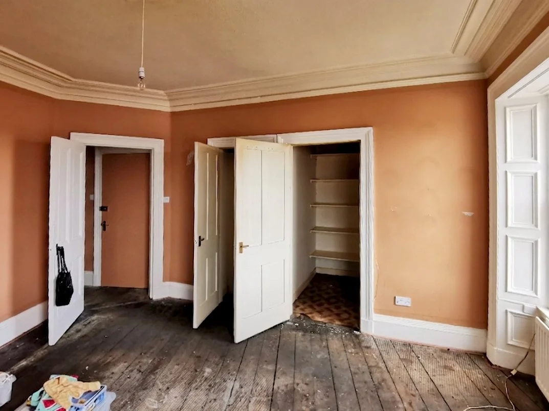 Internal renovation in progress — Edinburgh tenement flat