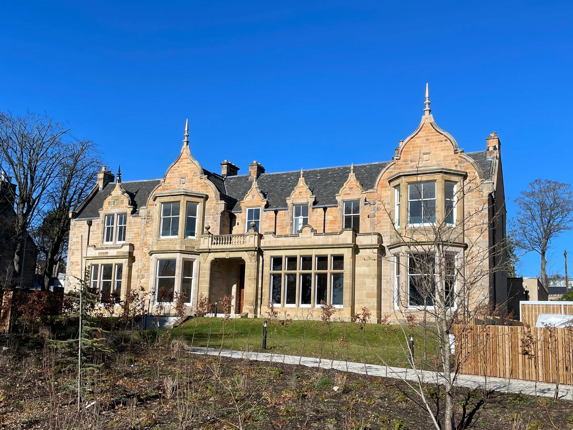 Category B listed Victorian villa conversion, Edinburgh — before and during restoration