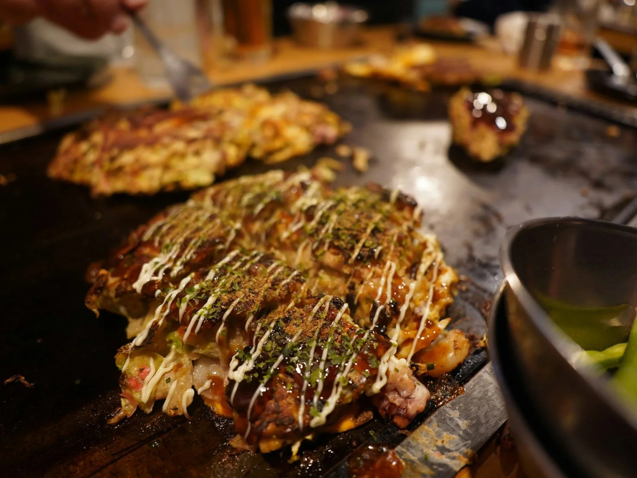 osaka okonomiyaki savoury pancake, Japan