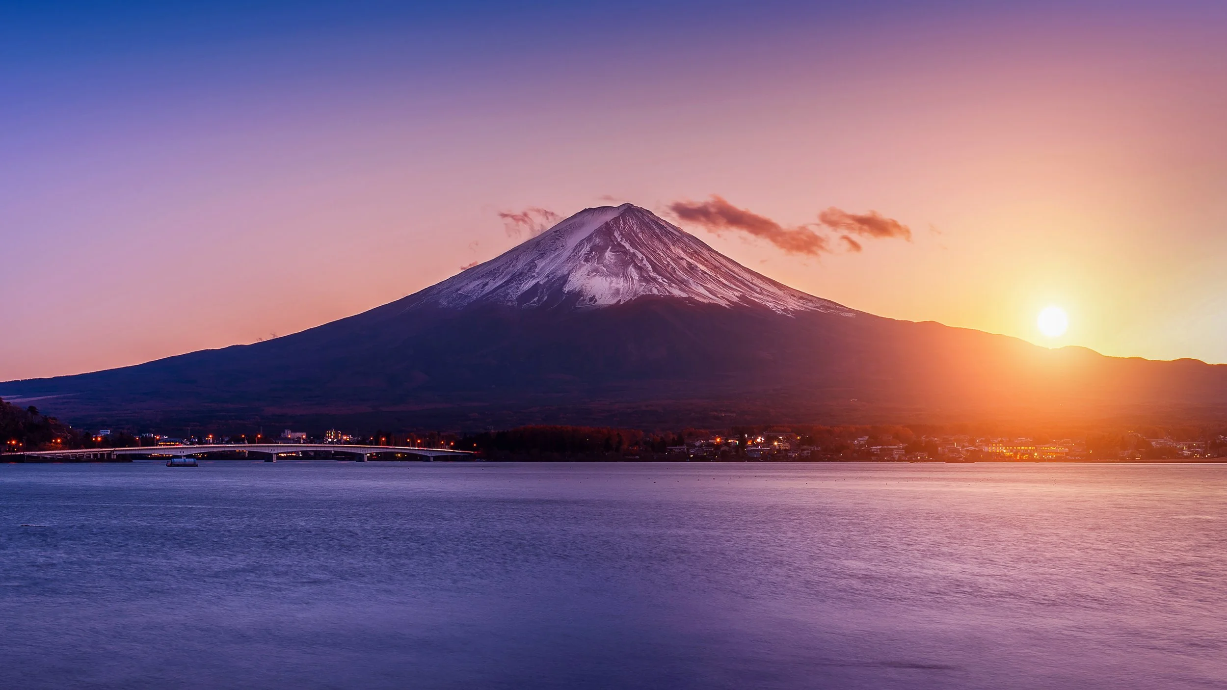 Mount Fuji reflected in Lake Kawaguchi — 14 day Japan itinerary for first-time visitors