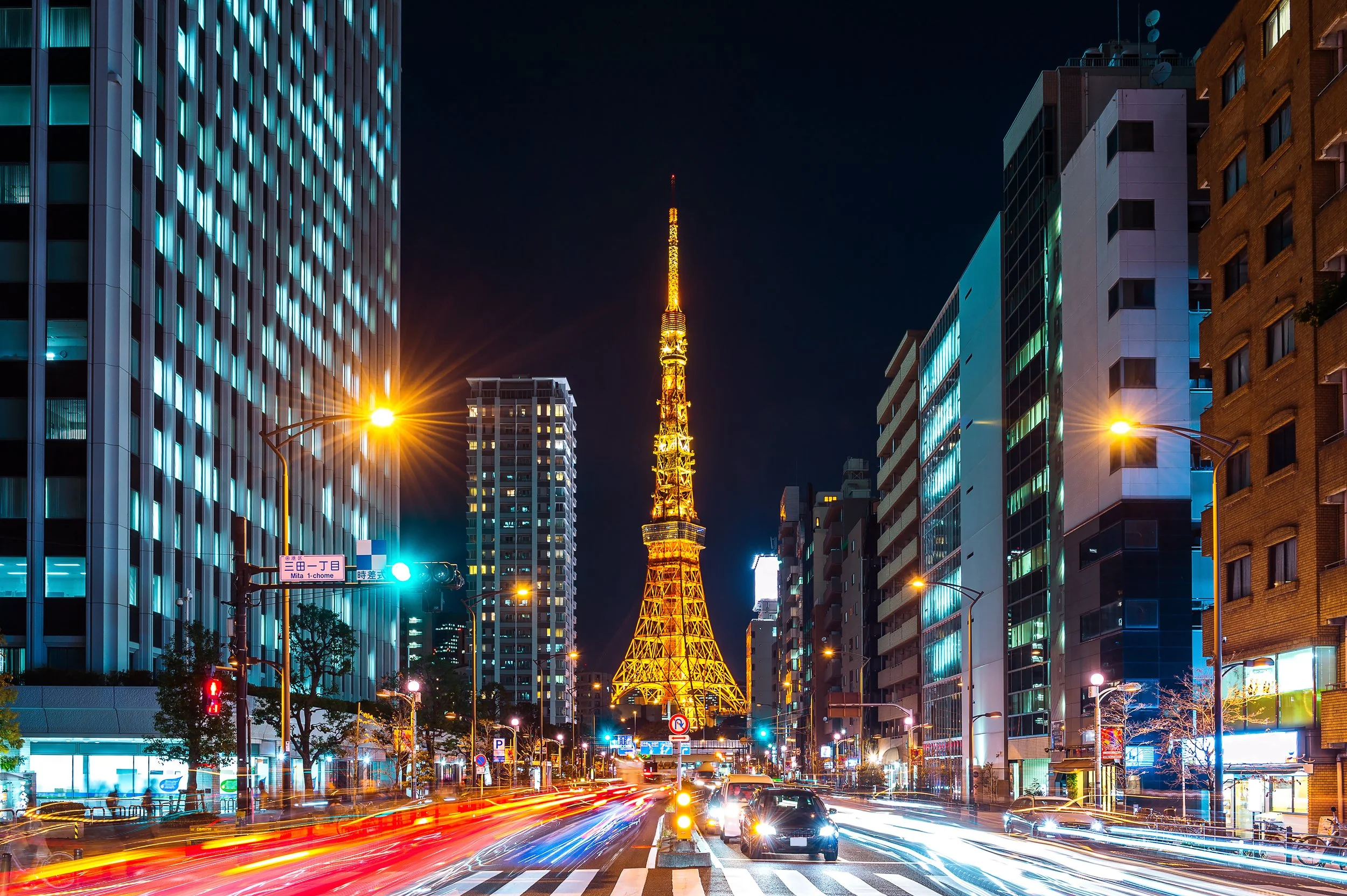 Tokyo cityscape at night — days 1 to 4 of the perfect 14 day Japan itinerary