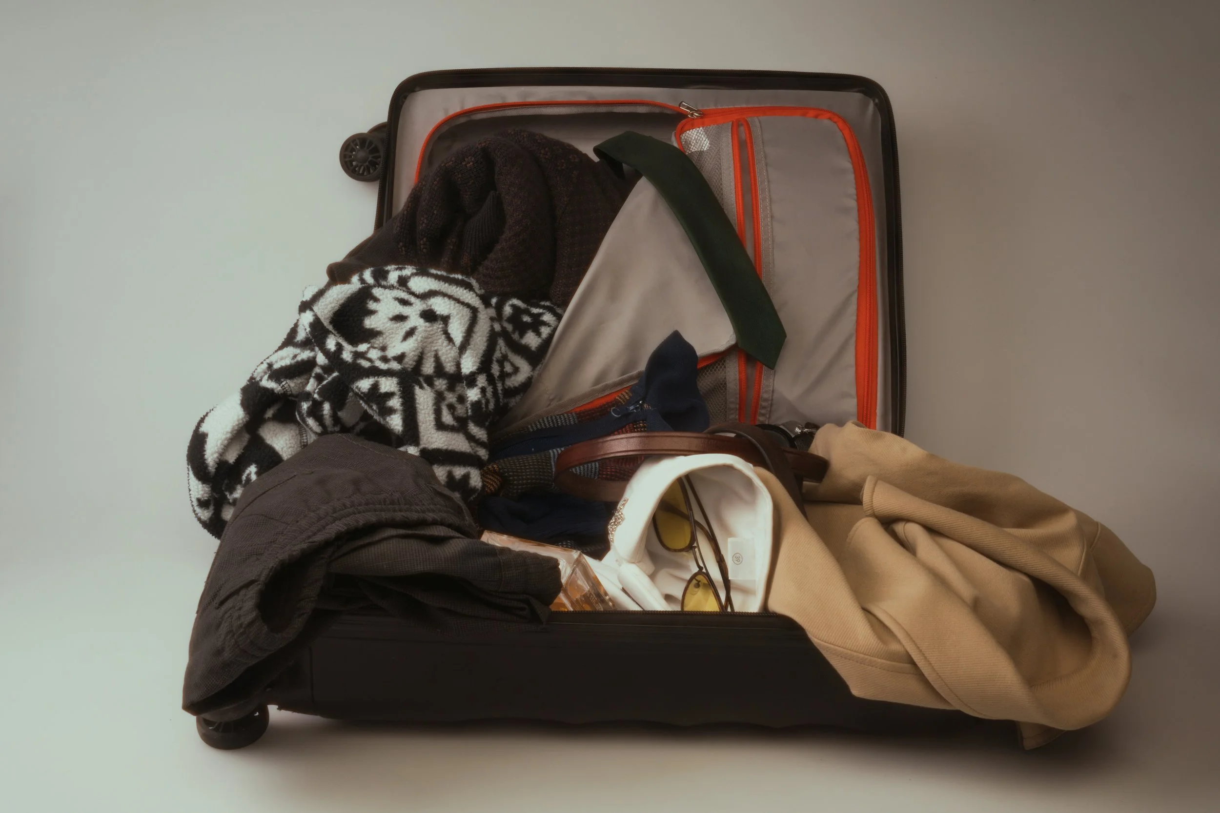 Luggage at Japan train station — overpacking is one of the most common Japan travel mistakes