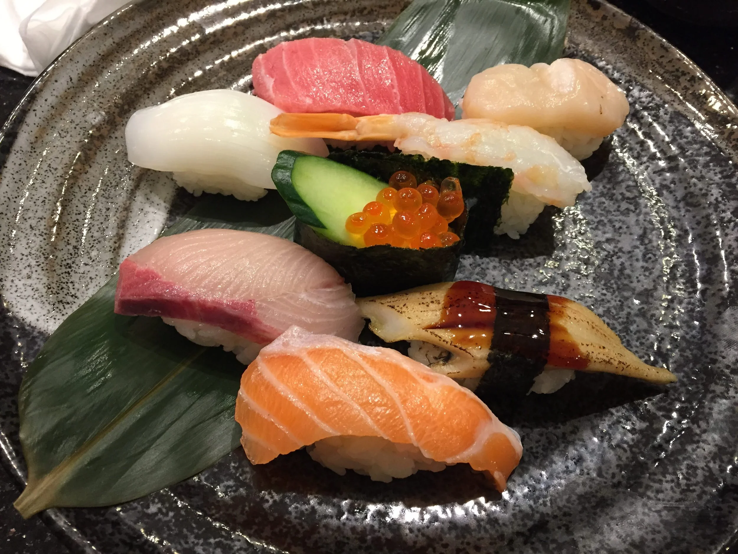 Fresh sushi platter, Japan