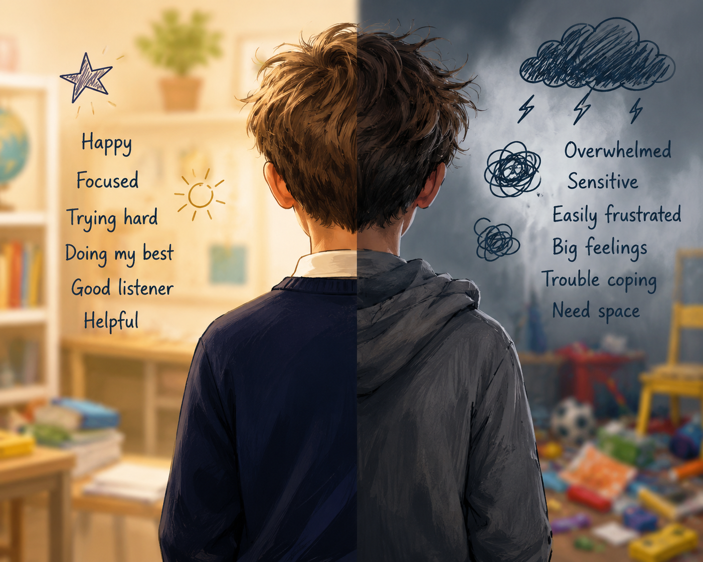 ADHD two sides and wanting to be popular