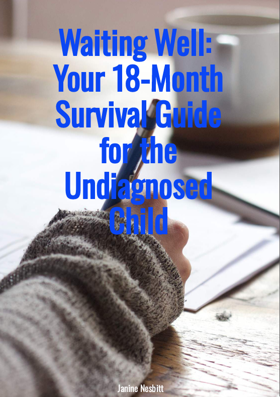 Waiting Well:  Your 18-Month Survival Guide for the Undiagnosed Child