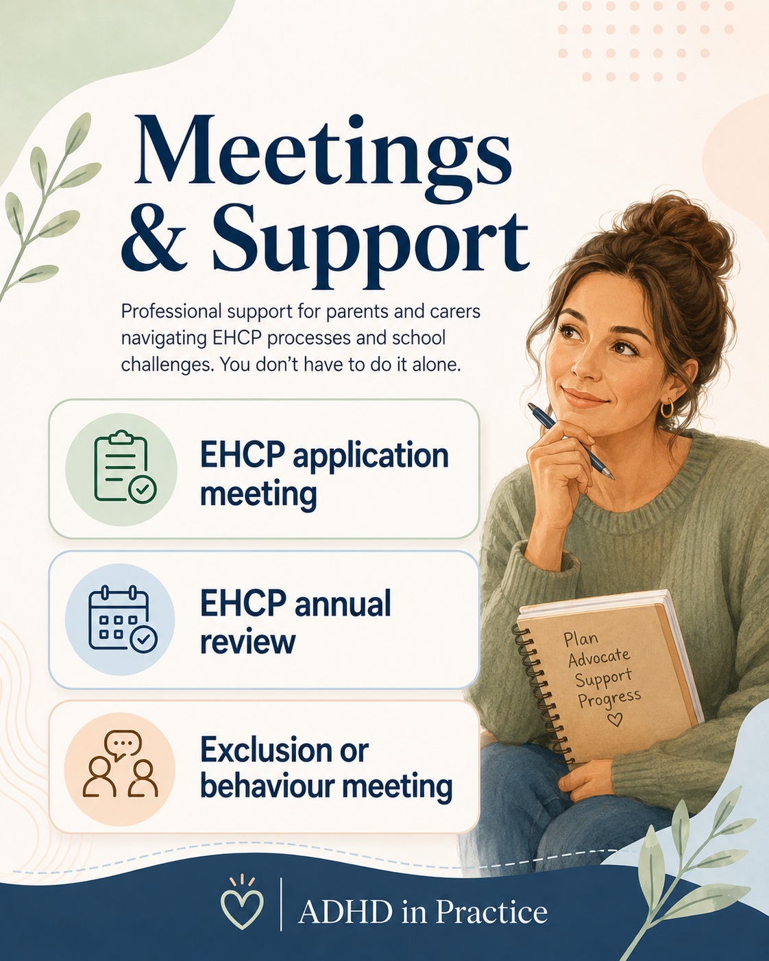 EHCP Meetings and Exclusion or Behaviour Meeting & Support Script