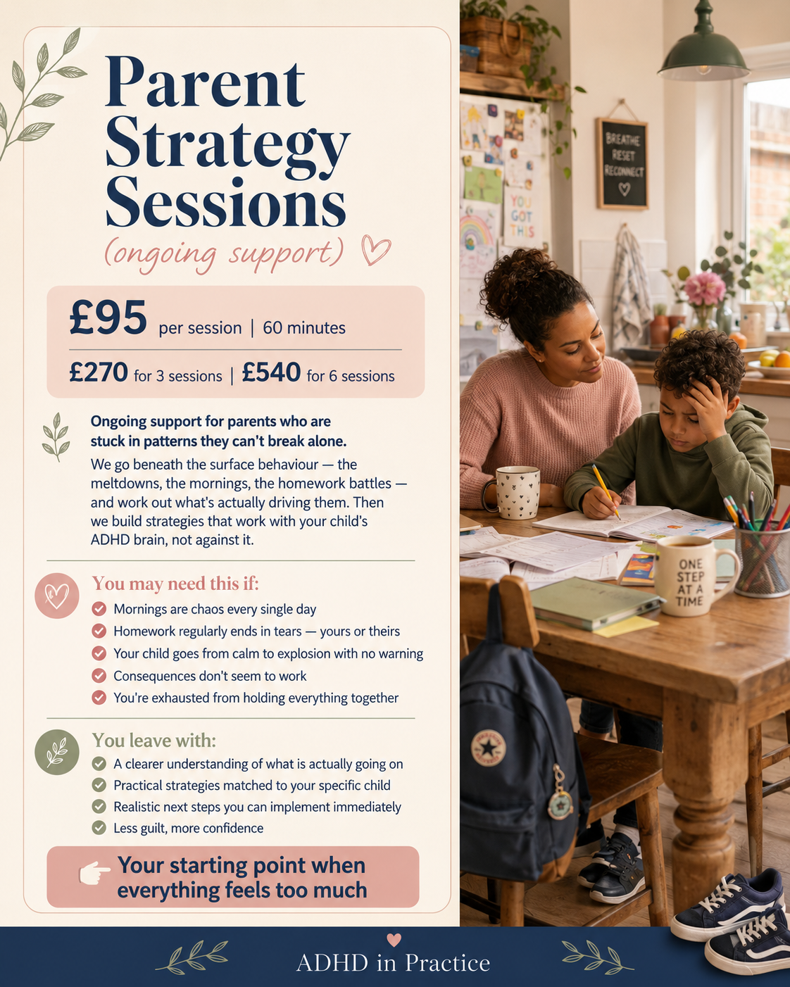 Parent Strategy Sessions (ongoing support)