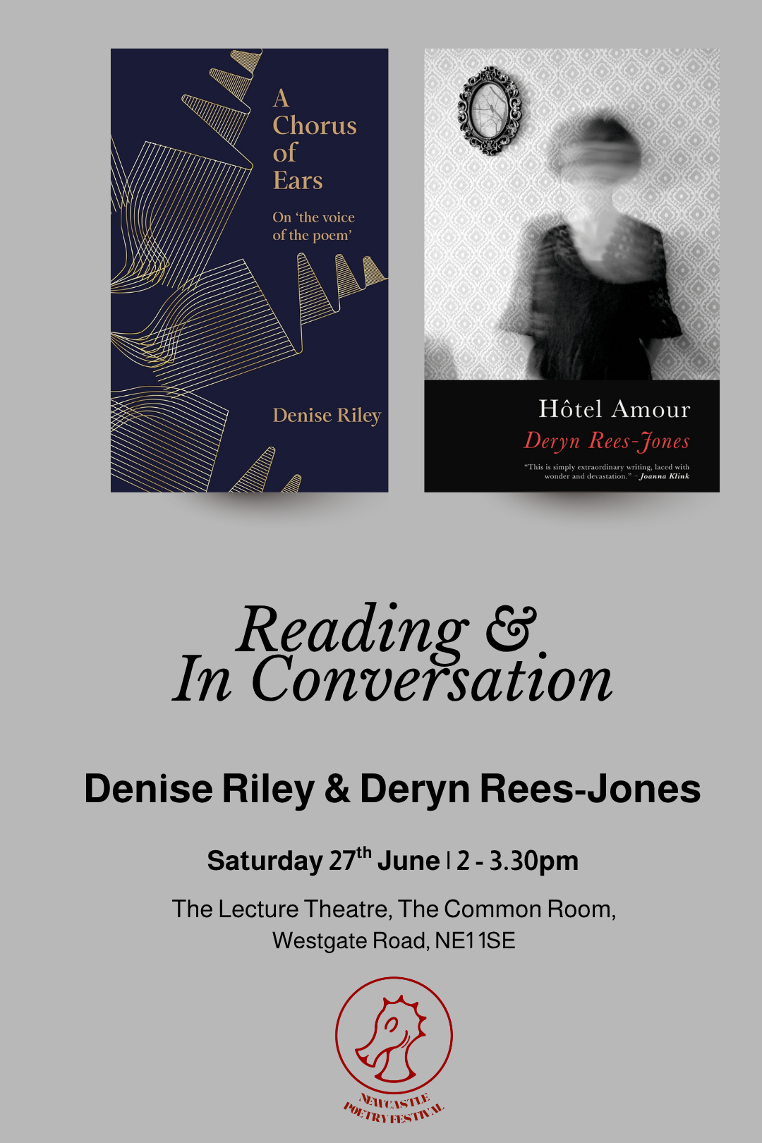 Reading and In Conversation with Denise Riley and Deryn Rees-Jones Review