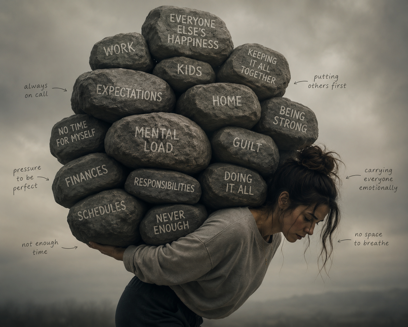 You Are Not Too Much. You Are Carrying Too Much.
