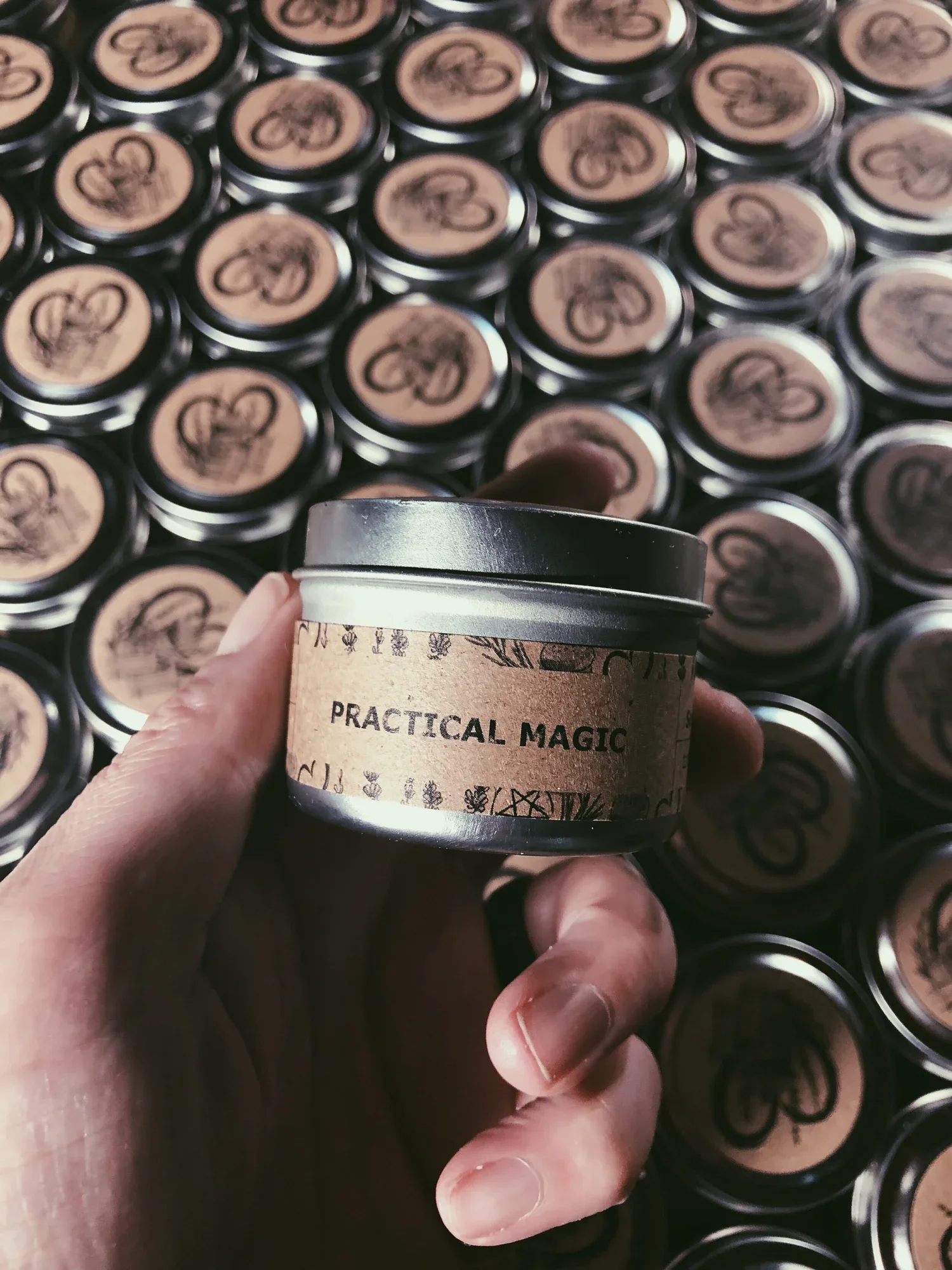 Mini Tin Cottage Candles