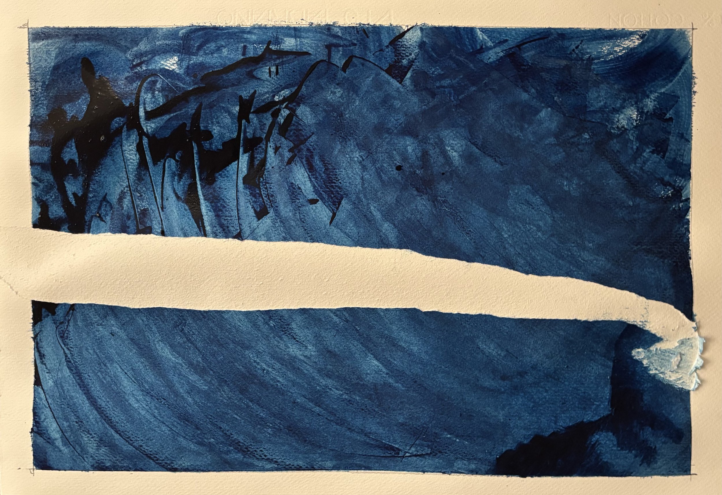 I'm not always sure I'm getting better - watercolour on cotton paper (30x45cm, 2026)