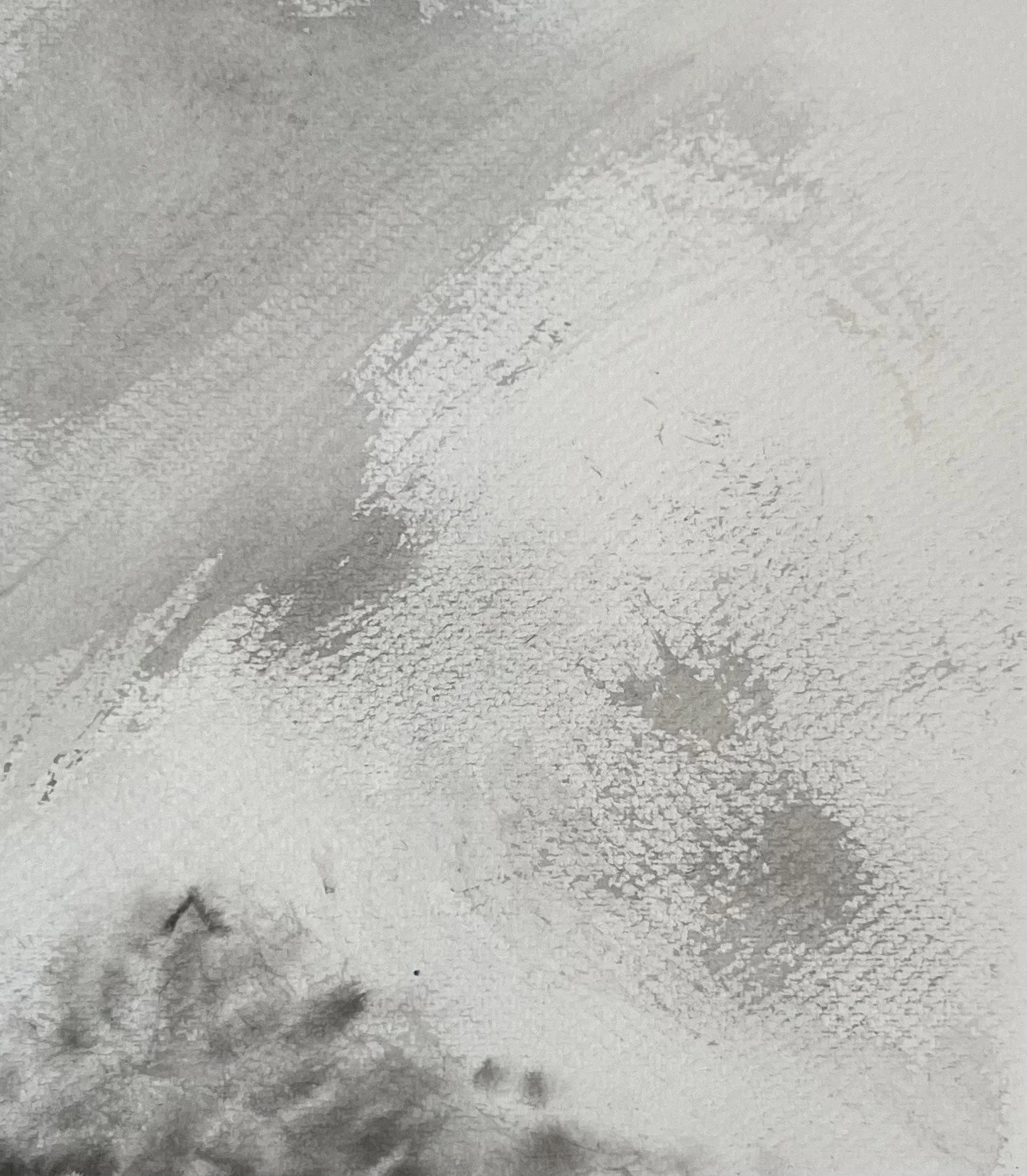 Untitled [9] - Chinese ink on 100% cotton paper (19x16cm, 2025)