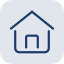 Icon of a house with a front door