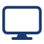 A computer monitor icon