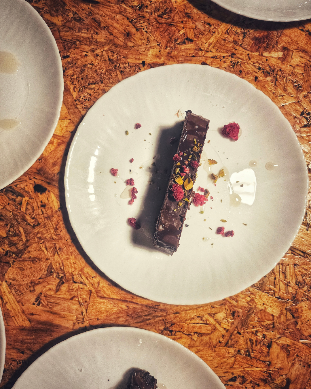 50th birthday  celebration, tofu chocolate mousse cake