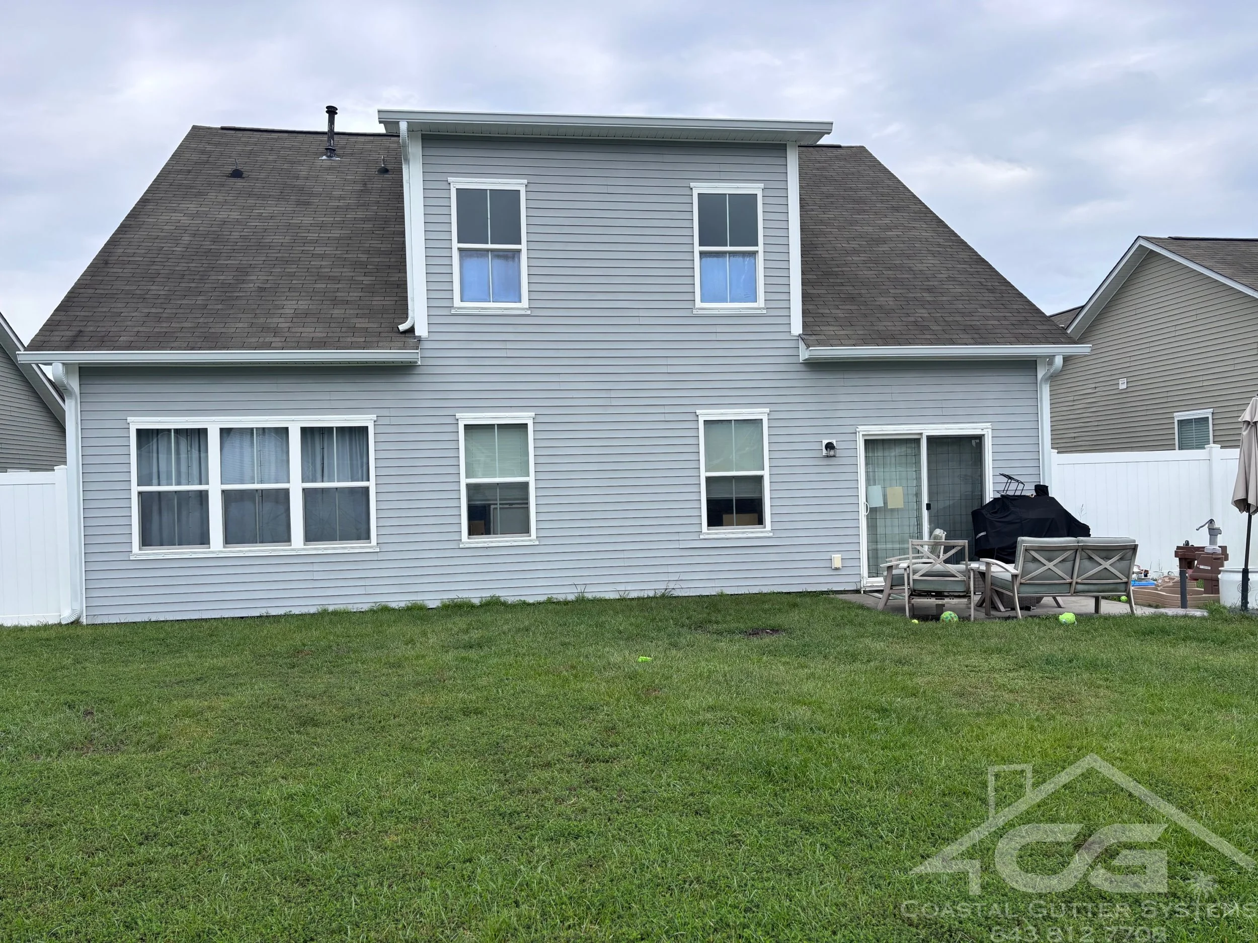 Bluffton SC- New Seamless Gutter Installation