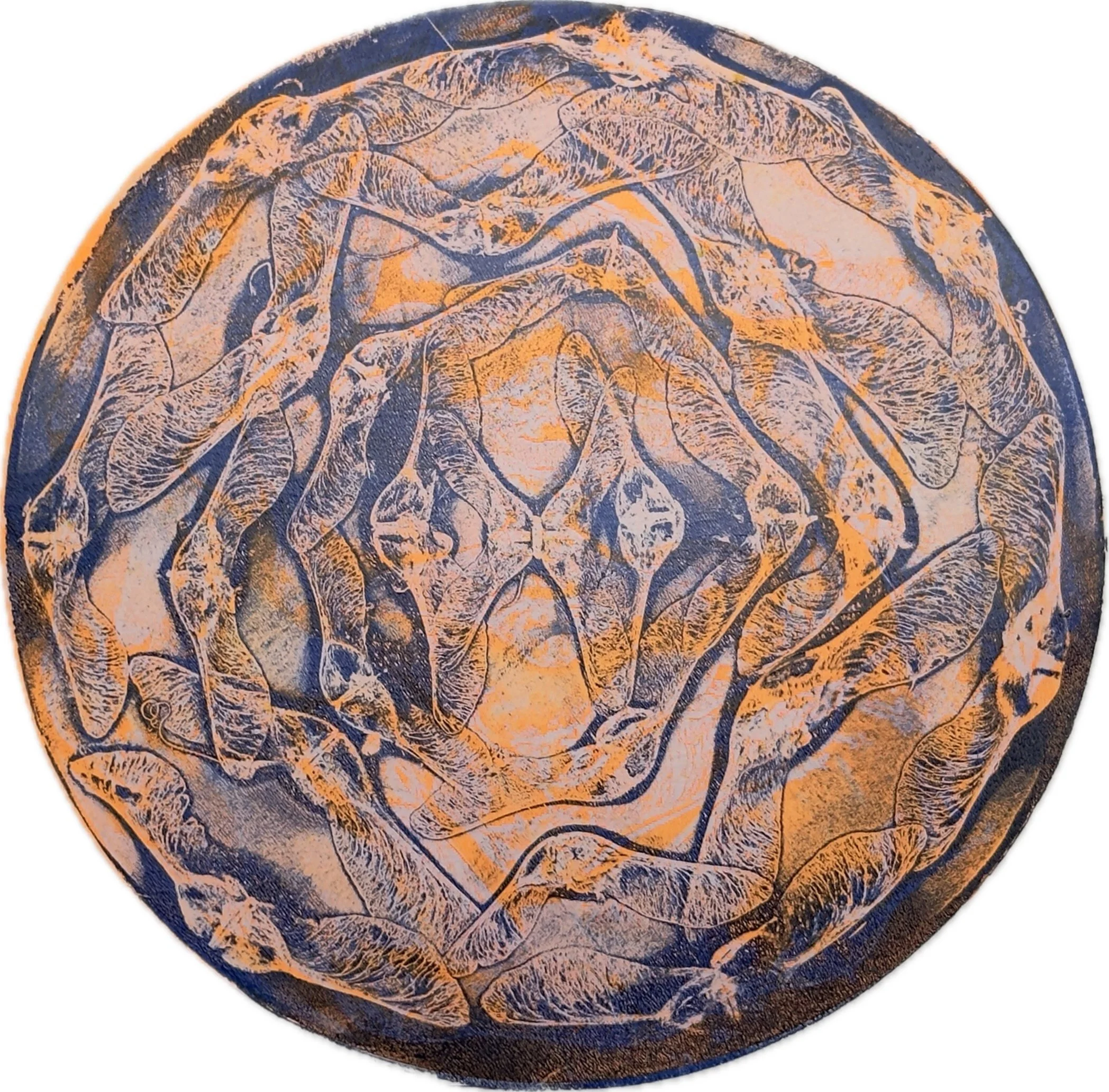 Orange Helicopter 8"