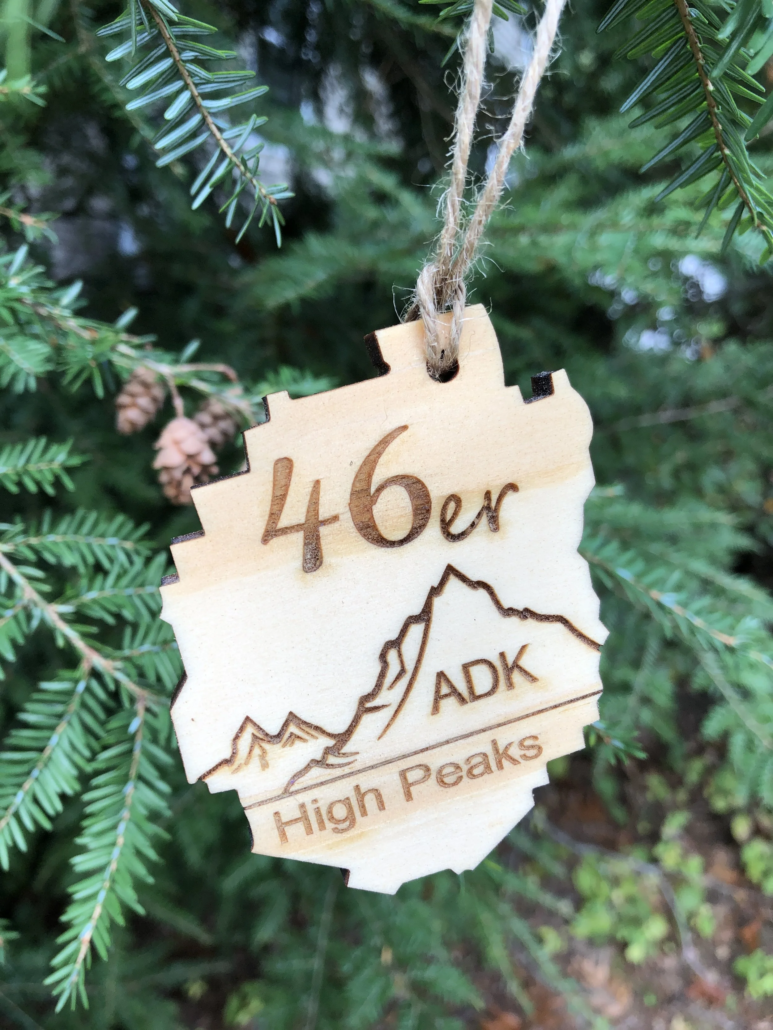 Adirondack Park 46er Christmas Ornament