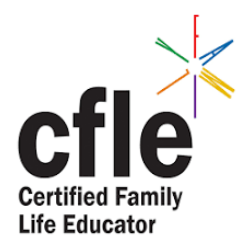 Certified Family Life Educator badge.