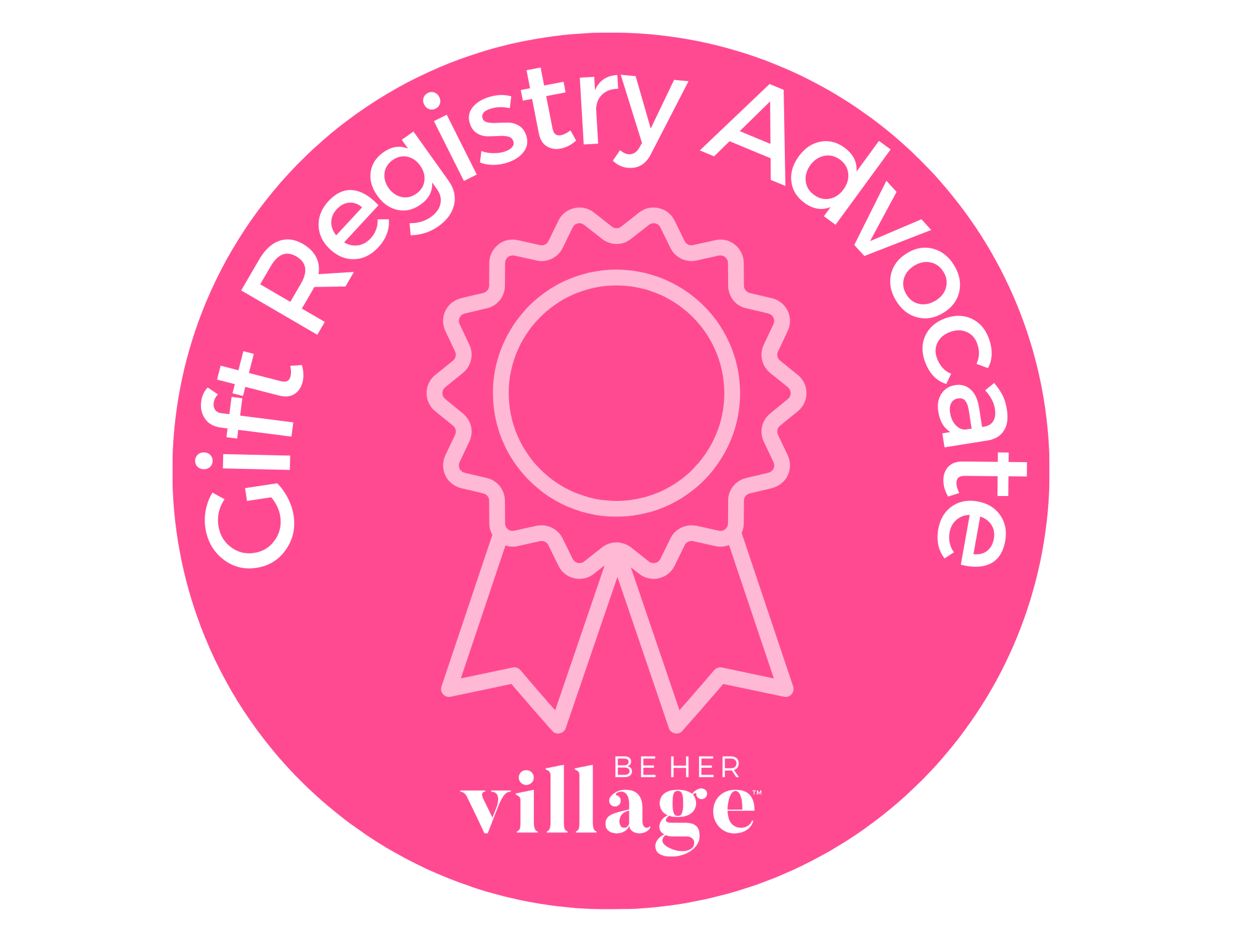 Gift Registry Advocate badge.