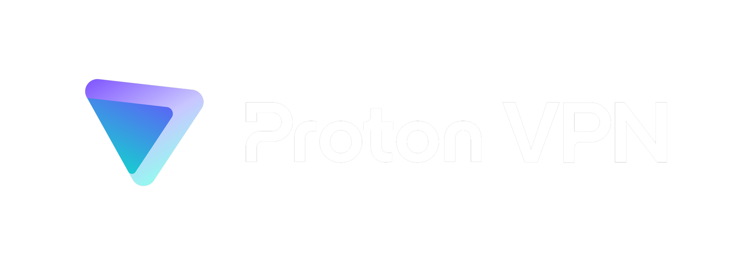 Proton VPN logo with a stylized purple and blue triangle on the left and the text 'Proton VPN' on the right.