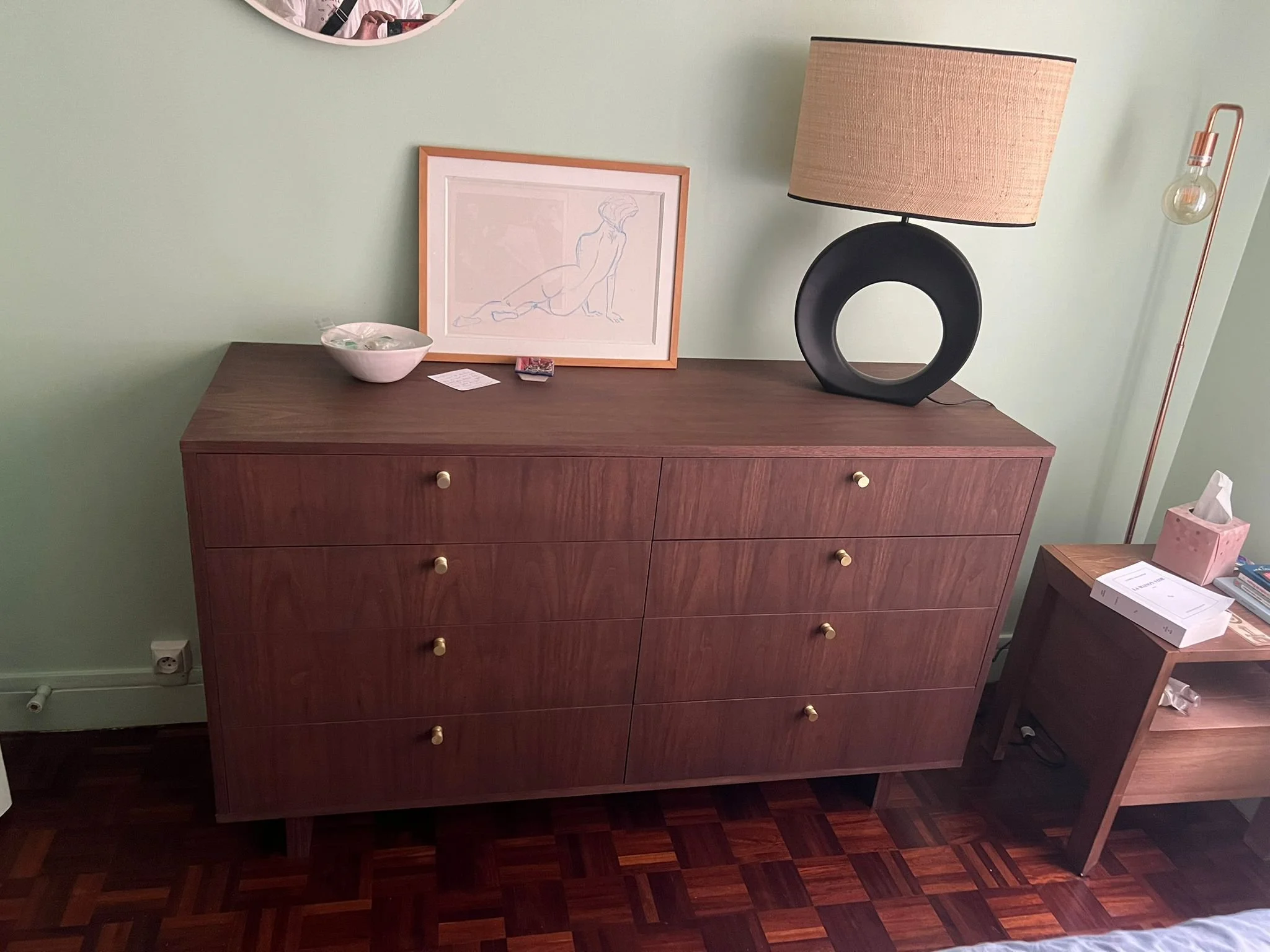 Commode en noyer