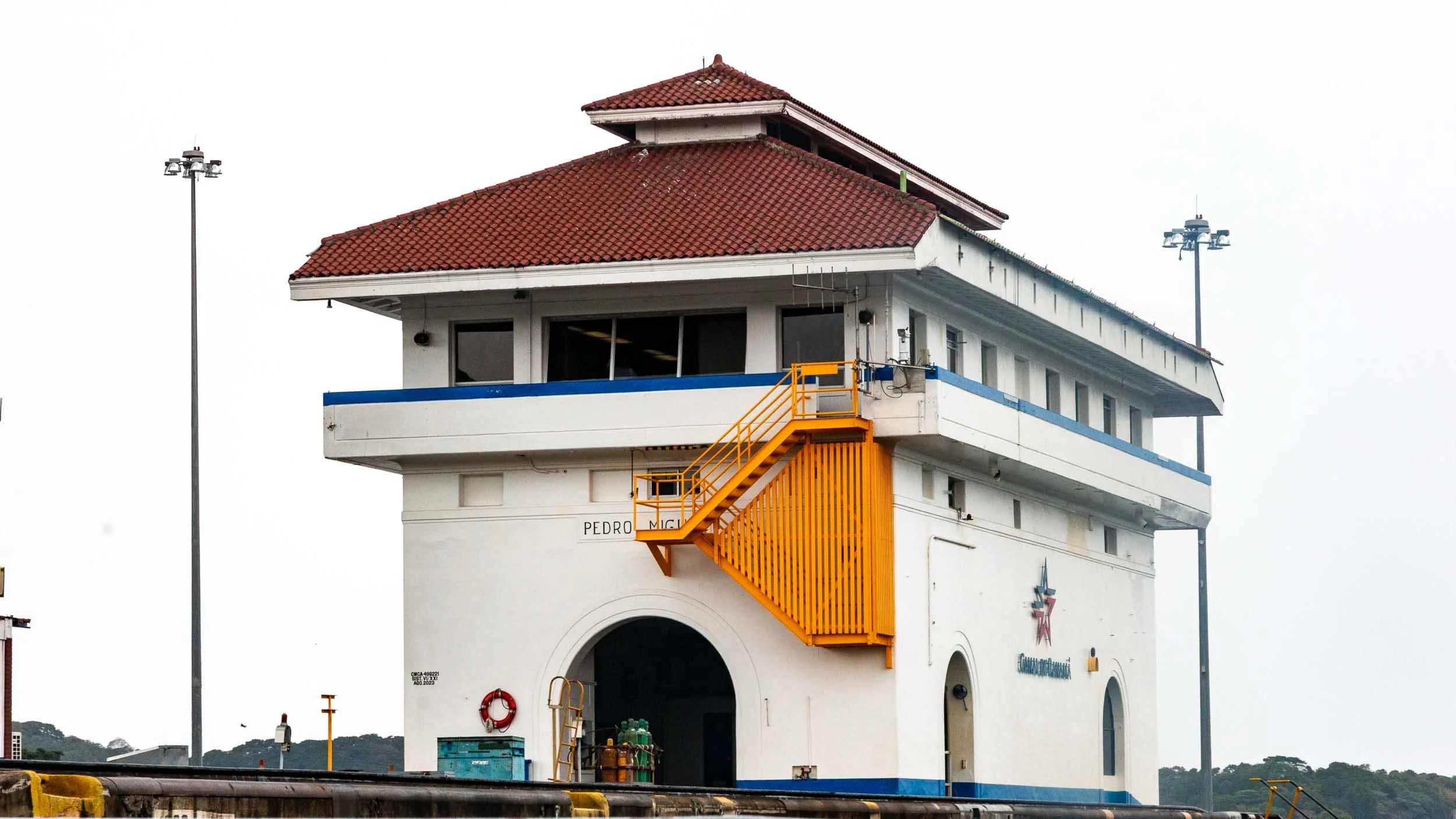 Station at the Pedro Miguel Locks