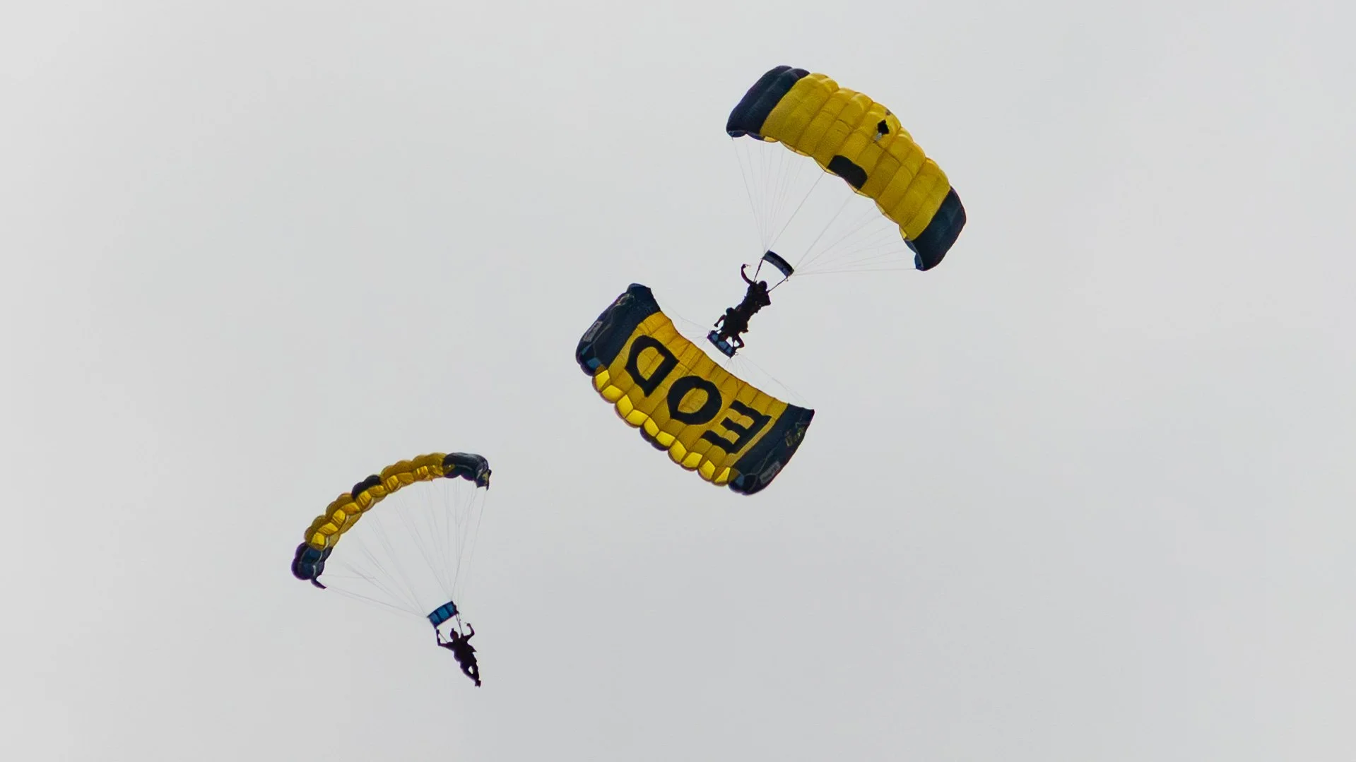 October 1, 2022: Pacific Airshow - U.S. Navy Airborne Explosive Ordinance Disposal technicians.