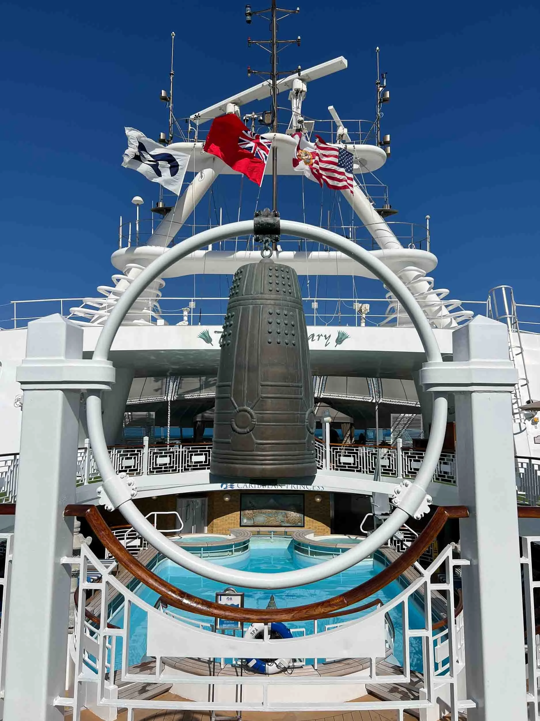April 14, 2025: A first glimpse onboard the Caribbean Princess.
